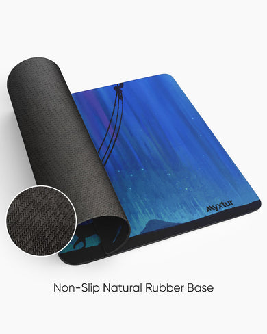 Starlit-Crossing Panaroma Desk Mat