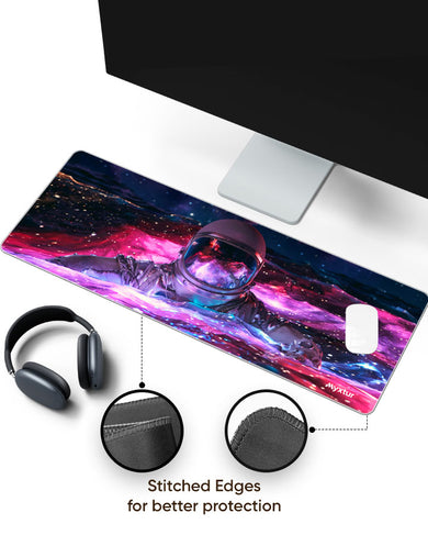 Cosmic-Drift Panaroma Desk Mat
