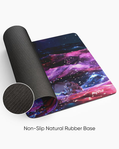 Cosmic-Drift Panaroma Desk Mat