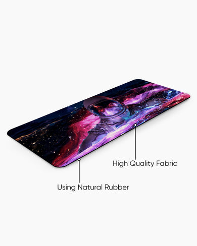 Cosmic-Drift Panaroma Desk Mat