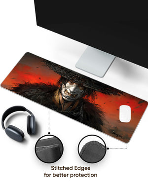 Demon Ronin Panaroma Desk Mat Stitched 1
