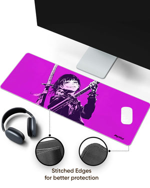 Blade Pop Panaroma Desk Mat Stitched 1