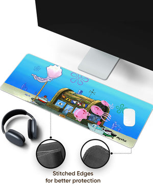 Undersea Shift Panaroma Desk Mat Stitched 1