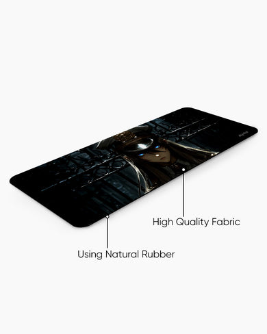 Gatekeeper-of-Midnight Panaroma Desk Mat