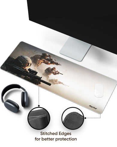 Desert-Ambush Panaroma Desk Mat