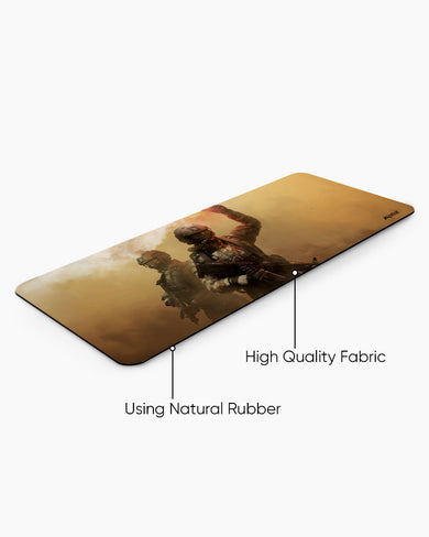 Signal-Flare Panaroma Desk Mat