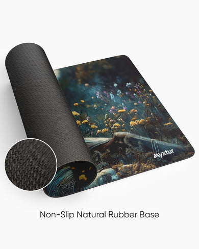 The-Resting-Knight Panaroma Desk Mat