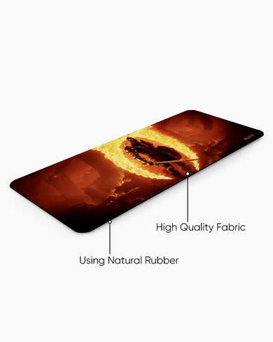 Flamebound-Sentinel Panaroma Desk Mat
