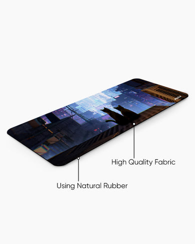 Neon-Whiskers Panaroma Desk Mat
