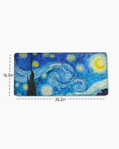 The Starry Night [Van Gogh] EdgeGuard Desk Mat