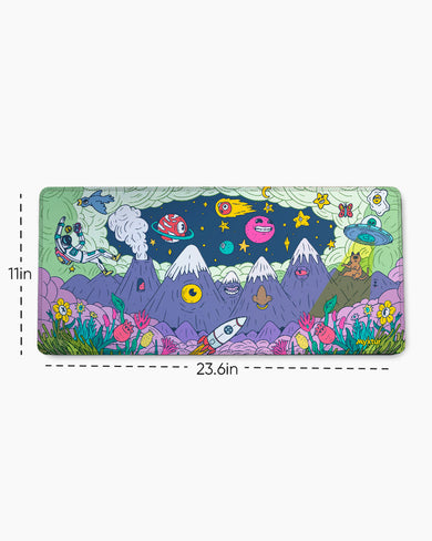Stranded in an Alien World EdgeGuard Desk Mat