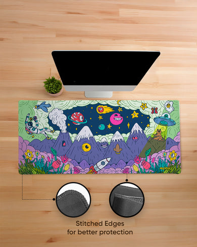 Stranded in an Alien World EdgeGuard Desk Mat