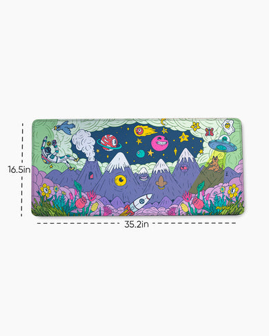 Stranded in an Alien World EdgeGuard Desk Mat