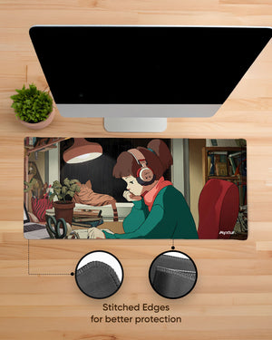 Lofi Girl Gaming Desk Mat M 1