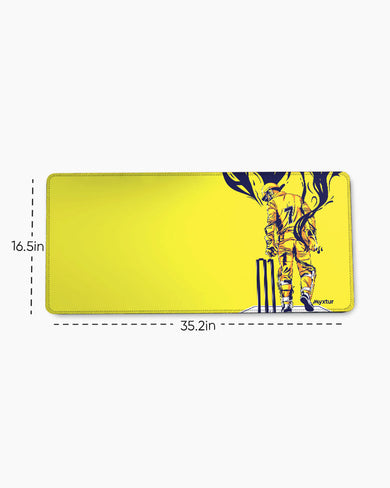 MS Dhoni-Greatest Finisher EdgeGuard Desk Mat