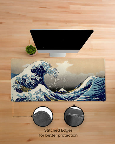 The Great Wave off Kanagawa [Katsushika Hokusai] EdgeGuard Desk Mat