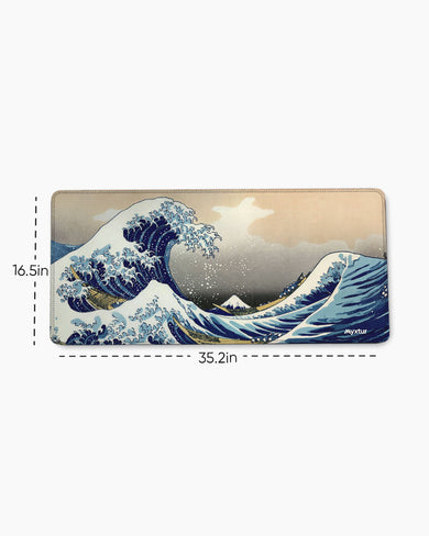 The Great Wave off Kanagawa [Katsushika Hokusai] EdgeGuard Desk Mat