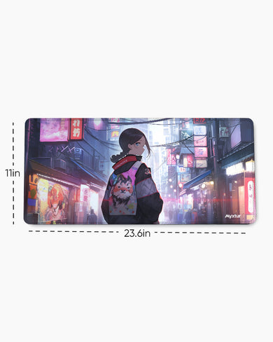 Tokyo Market Reverie EdgeGuard Desk Mat