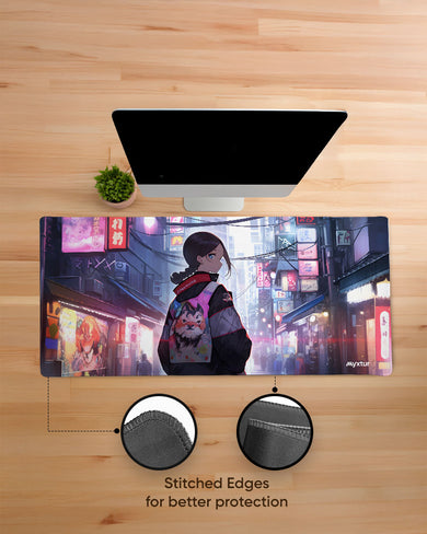 Tokyo Market Reverie EdgeGuard Desk Mat