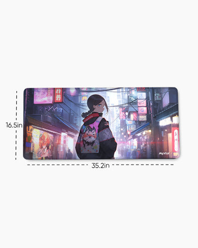 Tokyo Market Reverie EdgeGuard Desk Mat