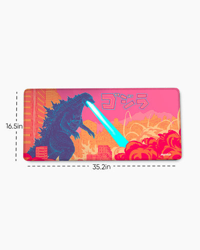 Godzilla Atomic Breath EdgeGuard Desk Mat