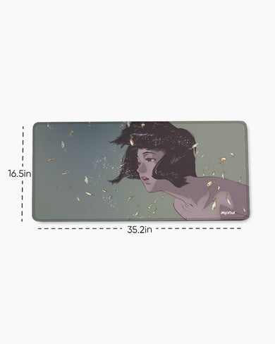 Perfect Blue-Aquatic Reverie EdgeGuard Desk Mat