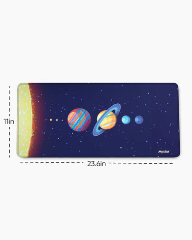 Planetary Panorama EdgeGuard Desk Mat