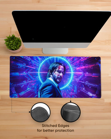 John Wick-Bullet Ballet EdgeGuard Desk Mat