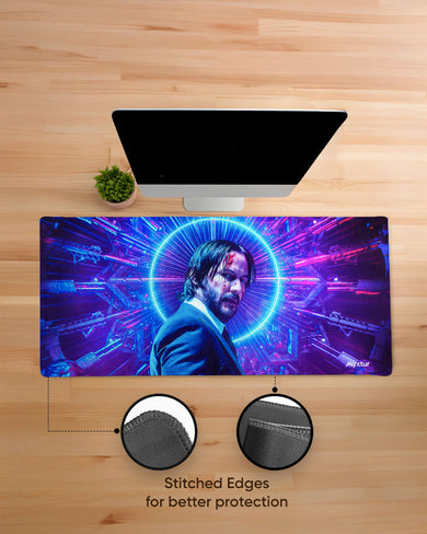 John Wick-Bullet Ballet EdgeGuard Desk Mat