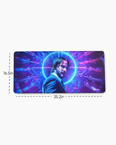 John Wick-Bullet Ballet EdgeGuard Desk Mat