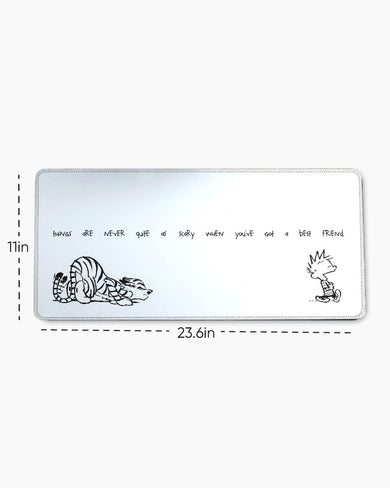 Calvin and Hobbes-Friends like These EdgeGuard Desk Mat