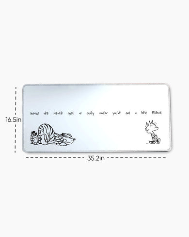 Calvin and Hobbes-Friends like These EdgeGuard Desk Mat