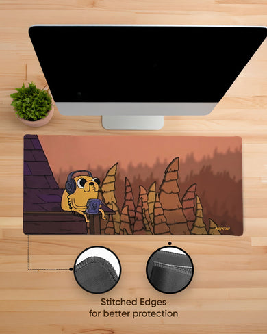 Adventure Time-Lofi Jake Chilling EdgeGuard Desk Mat