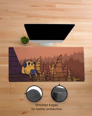 Adventure Time-Lofi Jake Chilling EdgeGuard Desk Mat