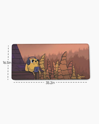 Adventure Time-Lofi Jake Chilling EdgeGuard Desk Mat