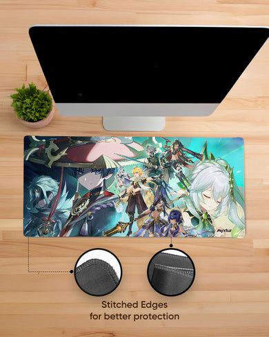 Genshin Impact-Character Arcs EdgeGuard Desk Mat