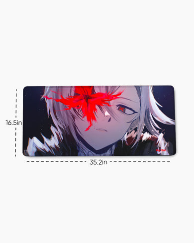 Genshin Impact-Cursed Eye Arlecchino EdgeGuard Desk Mat