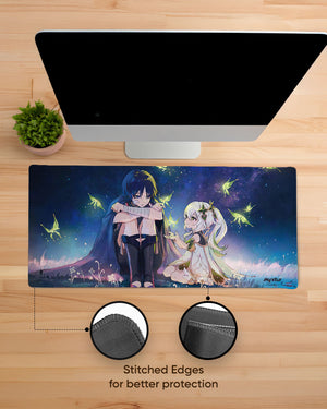 Nahida and Wanderer Gaming Desk Mat M 1