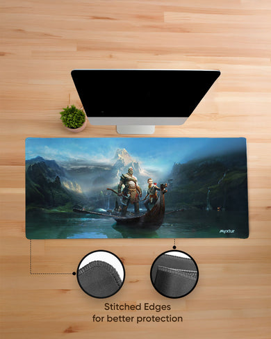 God of War-Quest for Tyr EdgeGuard Desk Mat