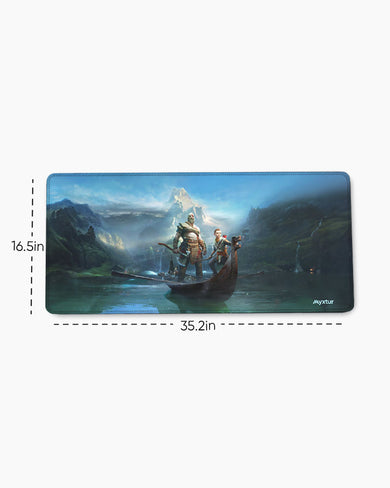 God of War-Quest for Tyr EdgeGuard Desk Mat