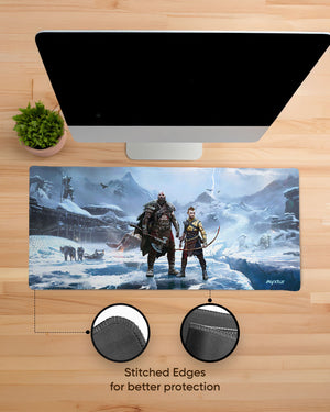 Shores of Ragnarok Gaming Desk Mat M 1