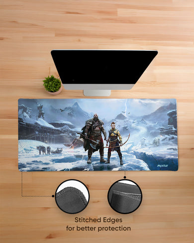 God of War-Shores of Ragnarok EdgeGuard Desk Mat