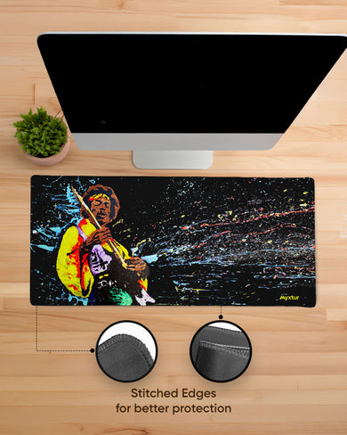 Jimi Hendrix-Purple Haze Revival EdgeGuard Desk Mat