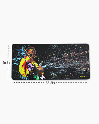 Jimi Hendrix-Purple Haze Revival EdgeGuard Desk Mat