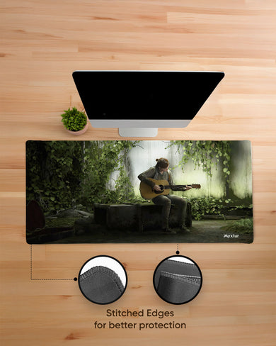 Last of Us-Ellie Take on Me EdgeGuard Desk Mat