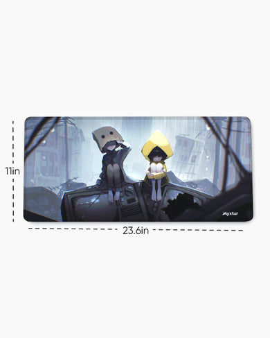 Little Nightmares-Six and Mono EdgeGuard Desk Mat