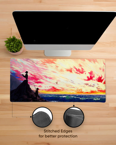 Radiant Anime Mornings EdgeGuard Desk Mat