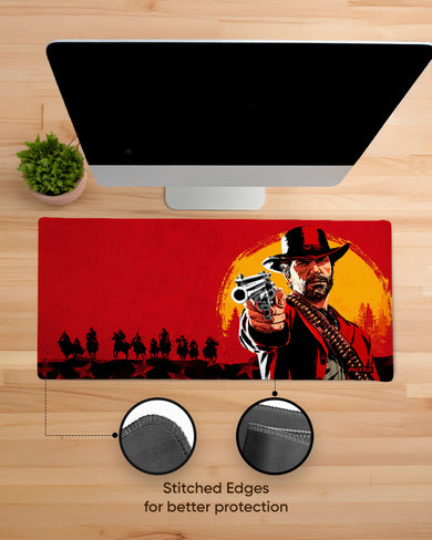 Red Dead Redemption-Van der Linde Gang EdgeGuard Desk Mat