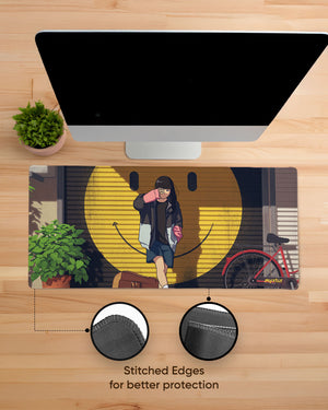 Smiley Princess Gaming Desk Mat M 1