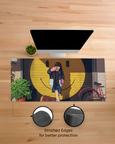 Smiley-chan Anime Princess EdgeGuard Desk Mat